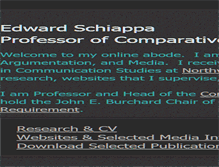 Tablet Screenshot of edwardschiappa.com